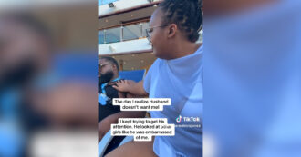 Copertina di “Prova con la teoria dell’uccello”: tiktoker realizza in crociera che il suo matrimonio è finito e gli utenti si scatenano