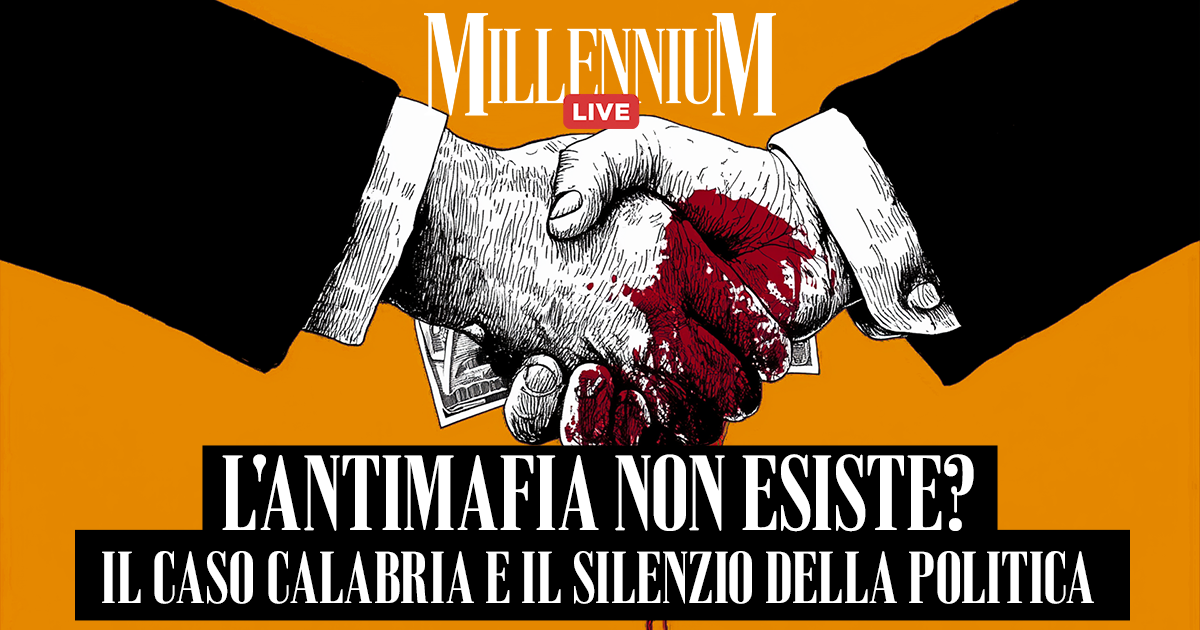 l8217antimafia non esiste il caso calabria e il silenzio della politica millennium live con chirico sergi e portanova