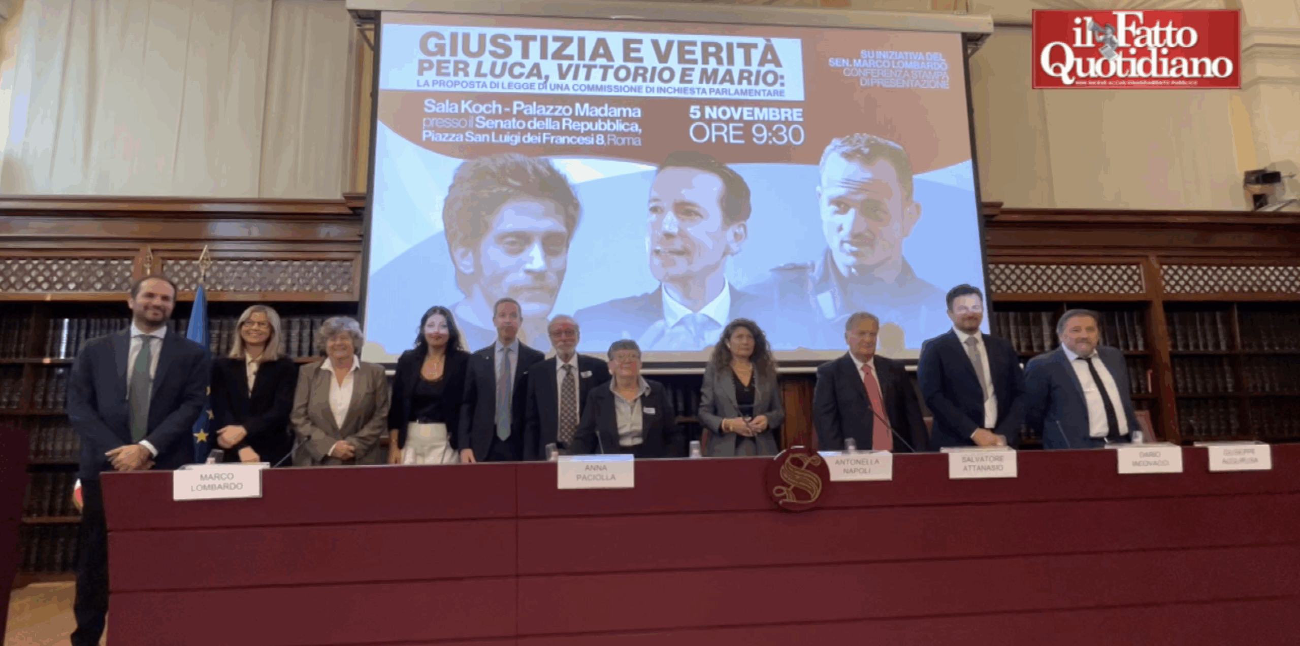 “Una commissione d’inchiesta per Attanasio, Iacovacci e Paciolla”: l’appello dei familiari. Ma la maggioranza diserta e non firma