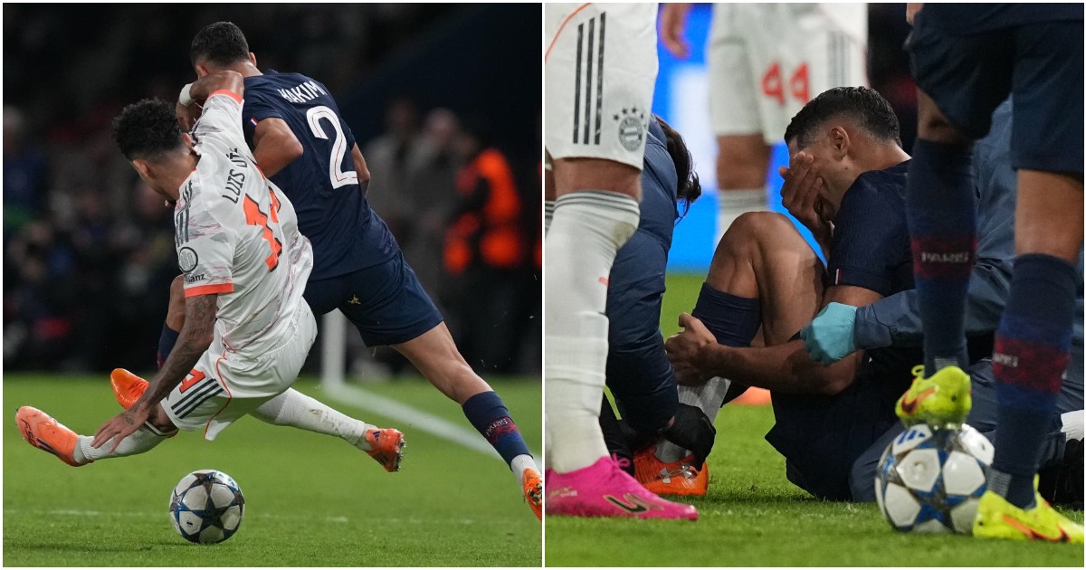 infortunio choc per hakimi dopo un brutto fallo di luis diaz bufera per la battuta di stanisic lo abbiamo ringraziato video