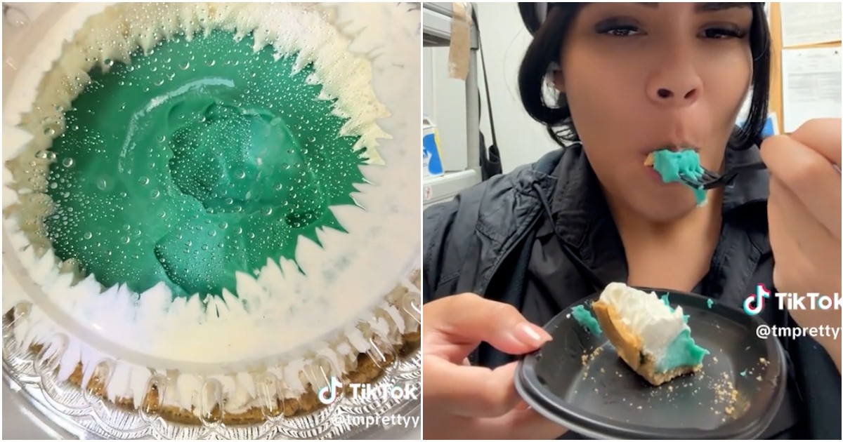 “Questa torta sembra radioattiva, uscita da Chernobyl”: la creazione virale di Taco Bell (dai colori fluo) mette alla prova anche i dipendenti della catena “Questa torta sembra radioattiva, uscita da Chernobyl”: la creazione virale di Taco Bell (dai colori fluo) mette alla prova anche i dipendenti della catena