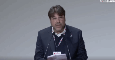 Copertina di Montanari: “Meloni parla del sindacato con le parole di Mussolini. Nostro è tempo di resistenza”