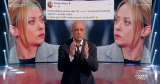 Copertina di “I politici lavorano due giorni a settimana, sono più vicini ai disoccupati”: l’ironia tagliente di Crozza su parlamentari e campagne elettorali