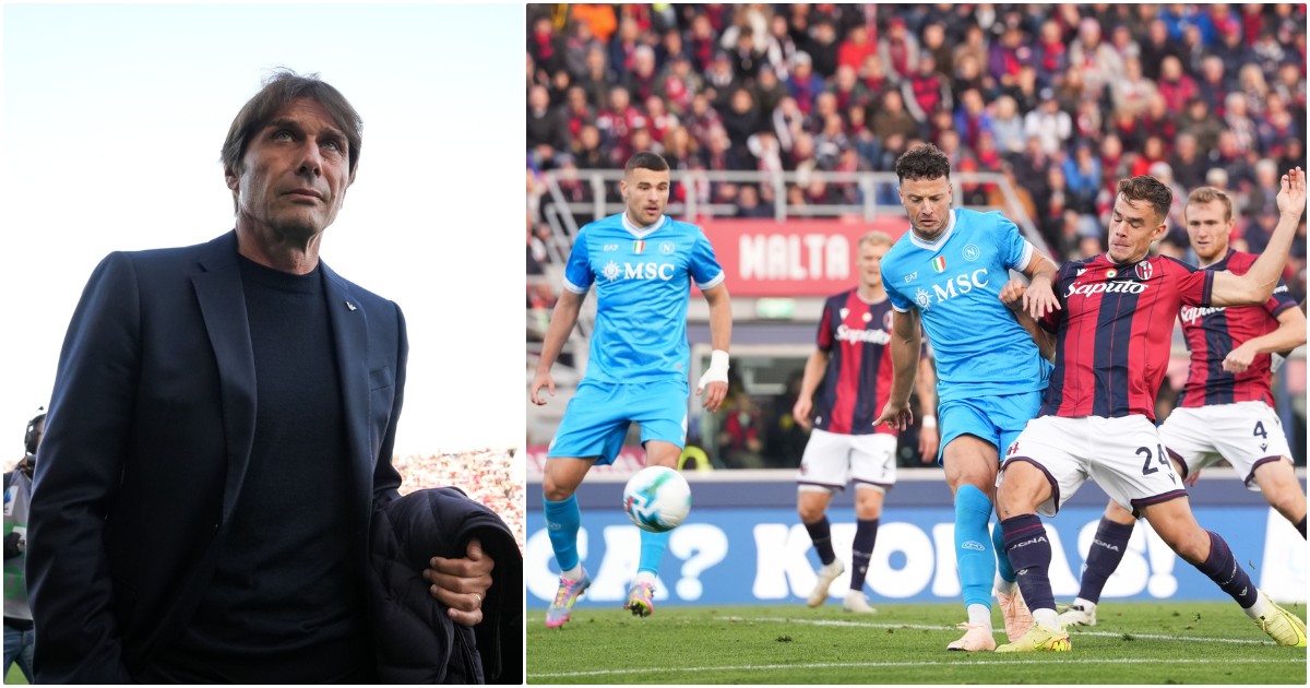 Il Napoli cade a Bologna: gli emiliano dominano, Italiano ora è a un punto da Conte Il Napoli cade a Bologna: gli emiliano dominano, Italiano ora è a un punto da Conte