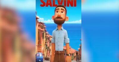 Copertina di Francesca Verdini rilancia il video in stile Pixar con Salvini sul Ponte sullo Stretto. Ma i commenti sono tutti contro il leader leghista