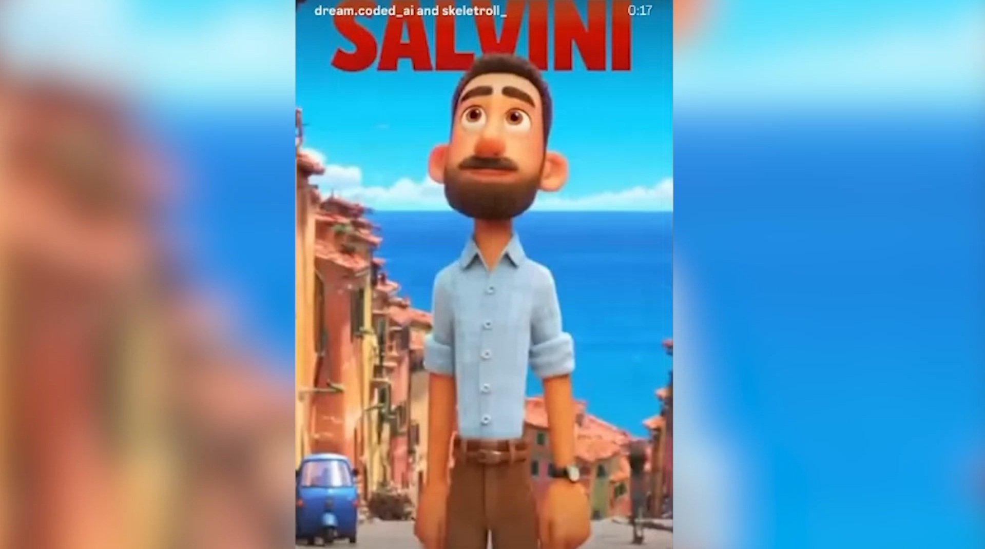 Francesca Verdini rilancia il video in stile Pixar con Salvini sul Ponte sullo Stretto. Ma i commenti sono tutti contro il leader leghista