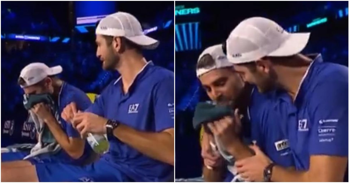 Il pianto di Bolelli, l’abbraccio di Vavassori: la coppia azzurra fa la prima impresa alle Atp Finals. “Ci siamo parlati prima di entrare in campo”