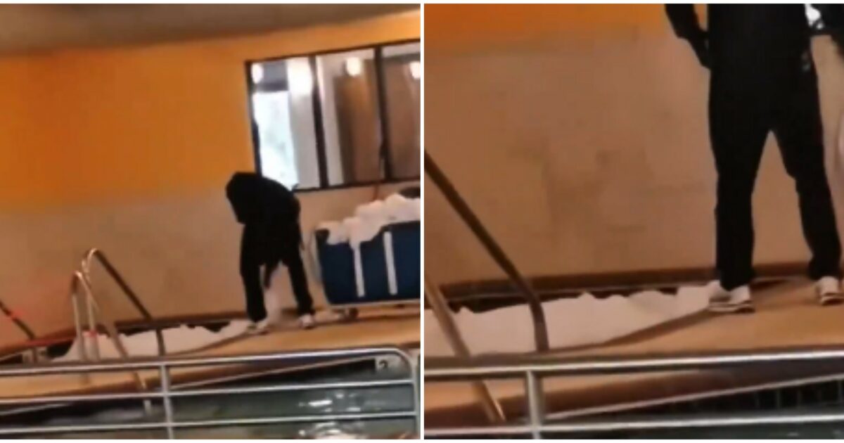 stiamo dormendo davvero su questi stracci ospiti di un hotel disgustati dopo aver visto il personale lavare le lenzuola dentro la vasca idromassaggio