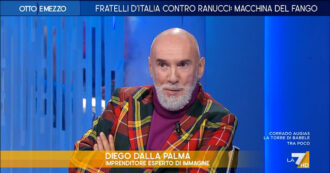 Copertina di “Vannacci è un concentrato di ego, ha una fisiognomica preoccupante. La morte? Mi affascina, dopo il coma ho ricordato per mesi quel senso di leggerezza”: Diego Dalla Palma senza freni a La7