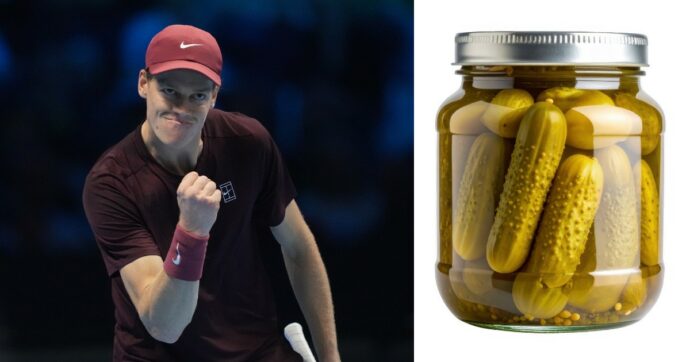 Sinner beve succo di cetriolini sott’aceto come “pozione magica” contro i crampi, ma è davvero efficace? Il parere dell’esperta