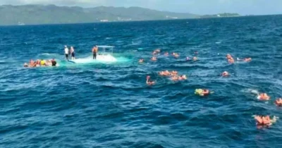 Copertina di “C’erano i passeggeri che annaspavano tra le onde dell’oceano mentre il catamarano si inabissava”: affonda la barca dell’escursione ai Caraibi, turisti della nave da crociera salvati nell’oceano