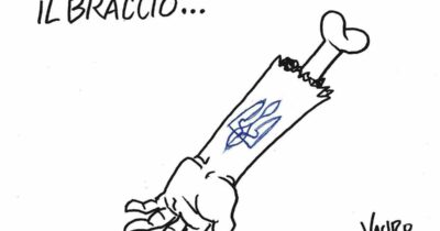 Copertina di La vignetta di Vauro