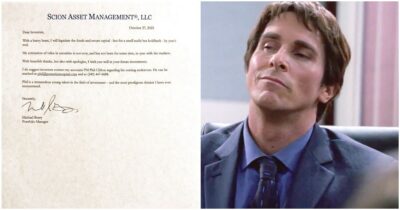 Copertina di Michael Burry (La Grande Scommessa) chiude il suo fondo dopo l’allarme bolla dell’intelligenza artificiale