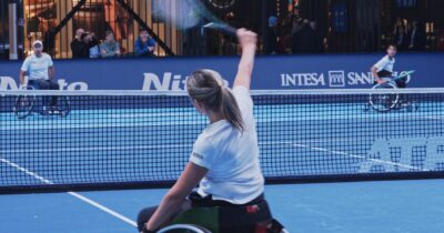 Copertina di Il tennis in carrozzina protagonista alle Atp Finals: sport e inclusione coi migliori atleti italiani alla Inalpi Arena di Torino