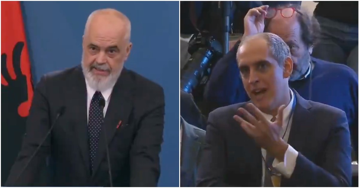 Migrati, Edi Rama risponde infastidito all’inviato del Tg3: “Lei fa sempre la stessa domanda”. Cdr: “Inaccettabile attacco al collega” Migrati, Edi Rama risponde infastidito all’inviato del Tg3: “Lei fa sempre la stessa domanda”. Cdr: “Inaccettabile attacco al collega”