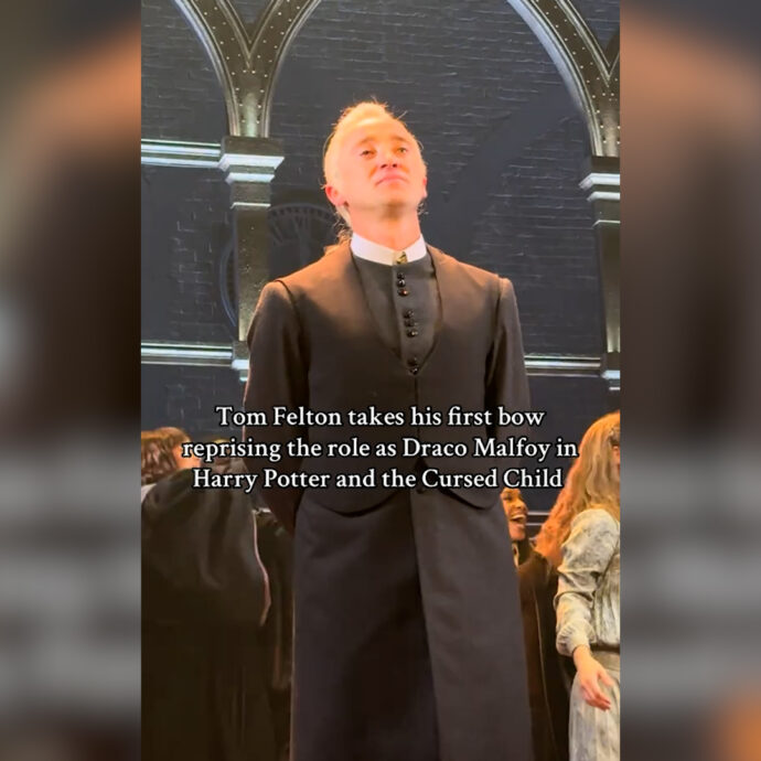 Tom Felton è di nuovo Draco Malfoy (ma non quello che ricordate). E la performance sul palco di Broadway lo fa commuovere