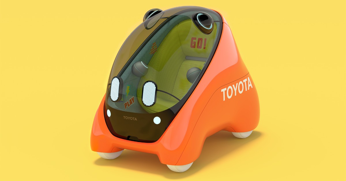 toyota kids mobi la micro capsula autonoma per gli spostamenti dei pi249 piccoli