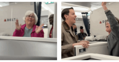 Copertina di Marito e moglie anziani stanno per partire per il viaggio dei sogni, ma poco prima del decollo perdono i passaporti: viaggio saltato? No, e quello che accade è incredibile