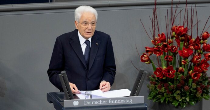Mattarella al Bundestag:  “Si torna ad amare la bomba”