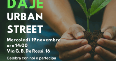 Copertina di Daje de Alberi organizza la sua Urban Street: il 19 novembre a Roma l’evento di riforestazione urbana partecipata