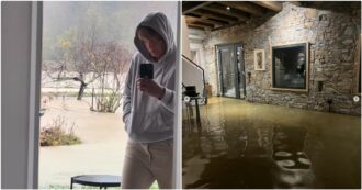 Copertina di “La cucina è sommersa, abbiamo dovuto evacuare i clienti. Invece che al ponte di Messina si pensi alla gente”: la chef Antonia Klugmann mostra il suo ristorante allagato dall’alluvione