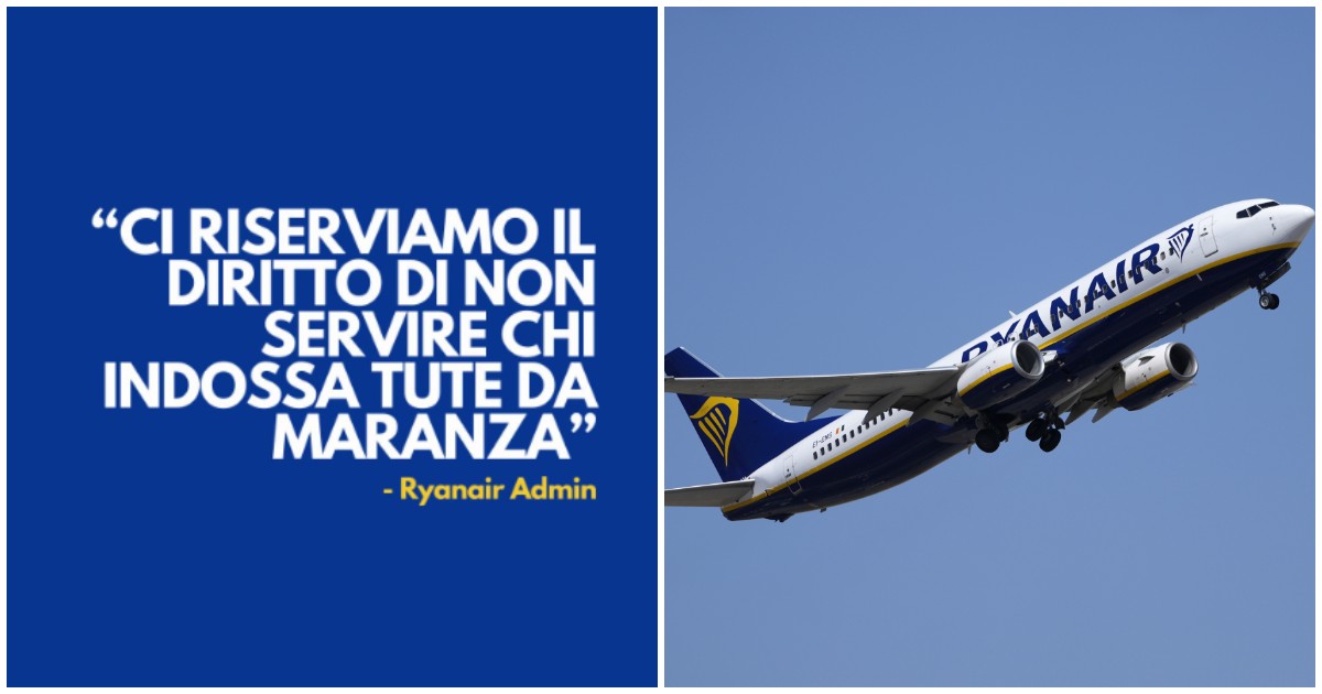 “Non serviamo chi mette tute da maranza, facciamo noi le regole”: il post social di Ryanair scatena le polemiche. Gli utenti: “Siete la regina delle low cost, non un club per gente in tweed” “Non serviamo chi mette tute da maranza, facciamo noi le regole”: il post social di Ryanair scatena le polemiche. Gli utenti: “Siete la regina delle low cost, non un club per gente in tweed”