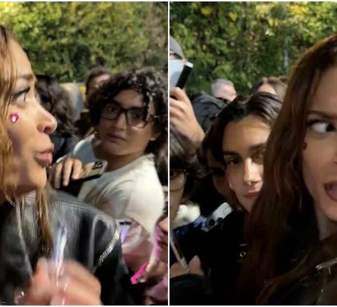 “Qualcuno mi sta mettendo un dito nel sedere”: Elodie confusa tra i fan mentre firma gli autografi – Video