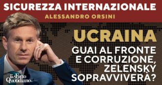 Copertina di Guai al fronte e corruzione: Zelensky sopravviverà? La diretta con Alessandro Orsini