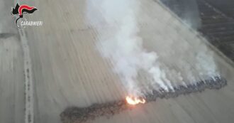 Copertina di Napoli, dà fuoco a quintali di rifiuti (e l’incendio coinvolge le case vicine): incastrato “in tempo reale” e arrestato – Video