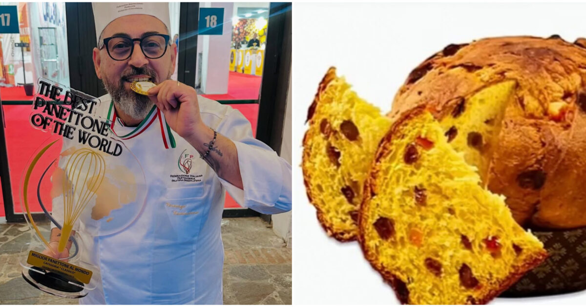 Il miglior panettone classico del mondo? È della pasticceria La Salernitana di Ardea: “Il segreto è l’uso dell’arancia, del limone e del mandarino”
