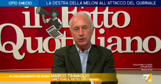 Copertina di Referendum giustizia, Travaglio a La7: “Il centrodestra attacca Gratteri perché la gente si fida di lui e teme la sua forza”