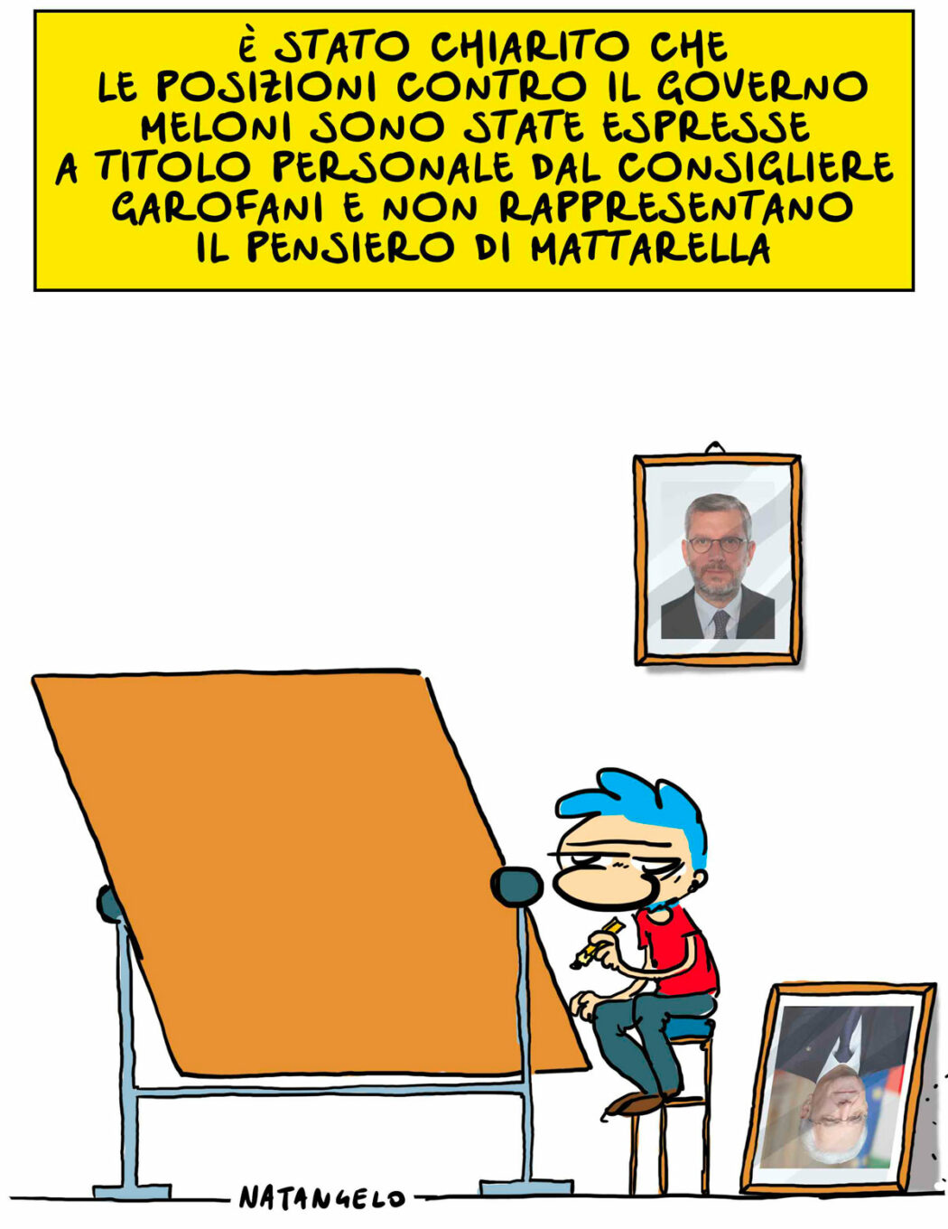 La vignetta di Natangelo