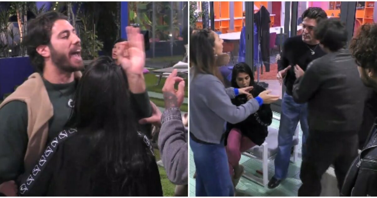 “Mia sorella ha visto un uomo che voleva far vedere il pisello a mia madre. Se fai quel gesto per strada ti arrestano”: lite furiosa al Grande Fratello tra Jonas e Omer