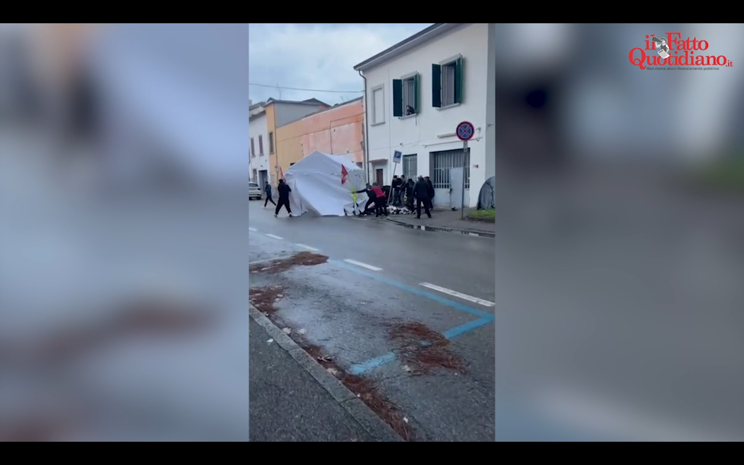 ancora un8217aggressione ai danni di lavoratori in sciopero a prato hanno cercato di investire un8217attivista 8211 video