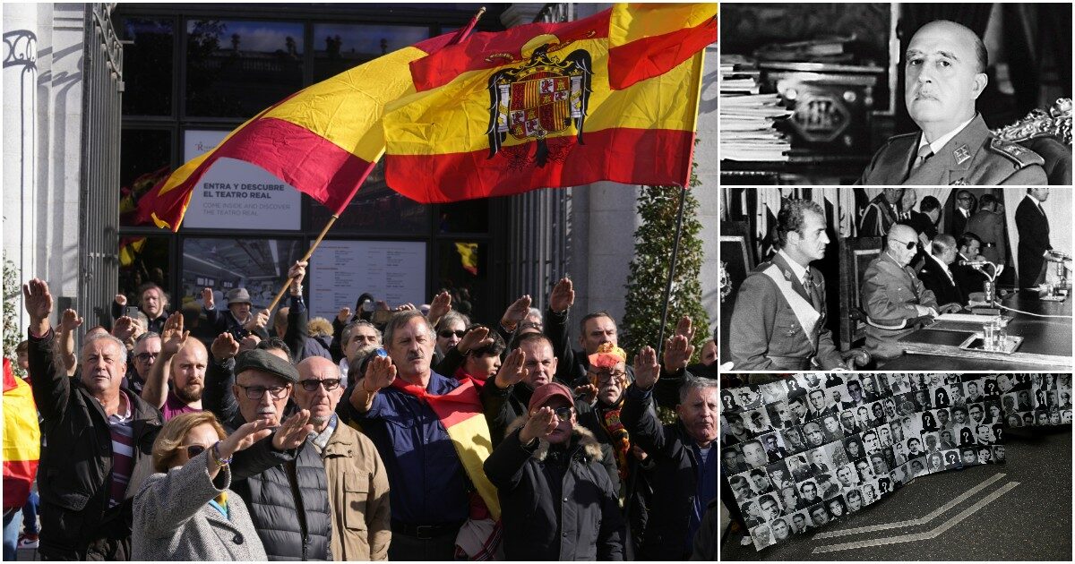 Il lato nero della Spagna: per i 50 anni della morte di Francisco Franco messe e raduni tra neonazisti e preti compiacenti