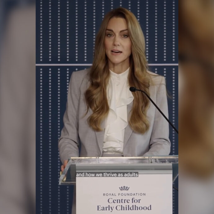 Il primo discorso pubblico di Kate Middleton dopo la diagnosi di cancro: “L’amore è il legame più forte” – Video