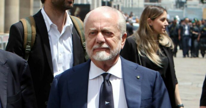 Napoli, falso in bilancio  De Laurentiis a giudizio