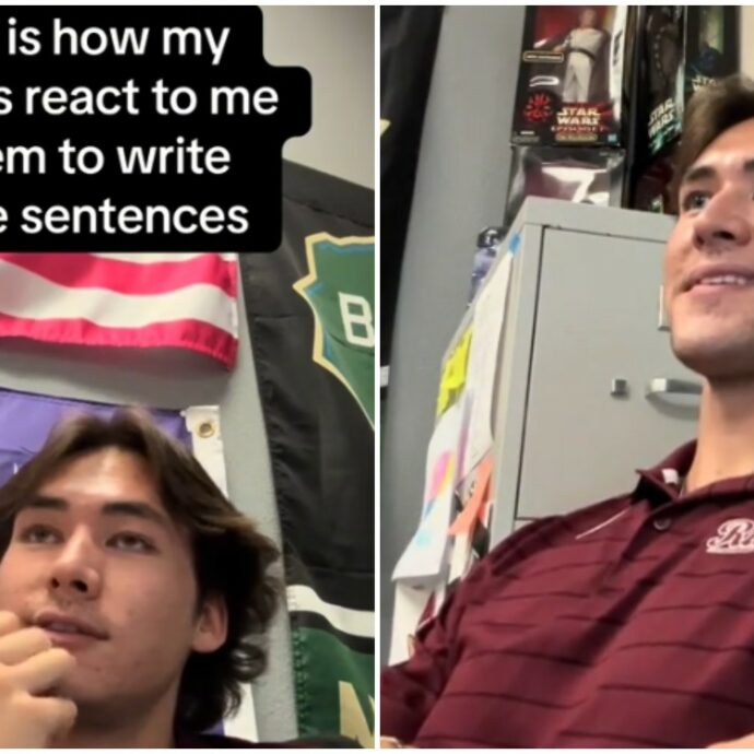 “È stato davvero spaventoso, non me l’aspettavo”: l’insegnante mostra il crollo nervoso degli studenti dopo una sua richiesta. Il video diventa virale