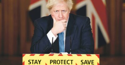 Copertina di Report Covid-19: “Johnson agì tardi, 23 mila vite perse”