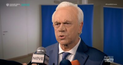 Copertina di Crozza-Piantedosi si difende così: “Condono in Campania? Se un africano arriva qui e si rifà il naso va tutto bene” – Video