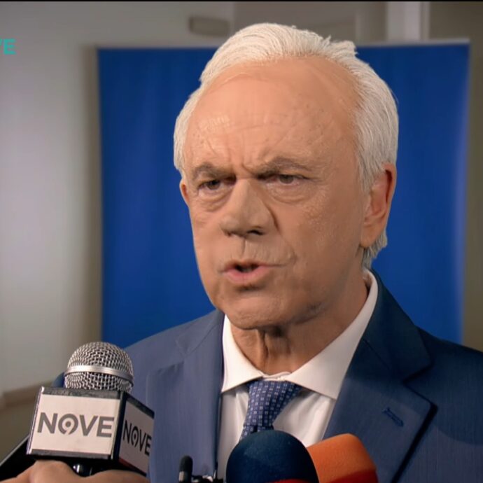 Crozza-Piantedosi si difende così: “Condono in Campania? Se un africano arriva qui e si rifà il naso va tutto bene” – Video