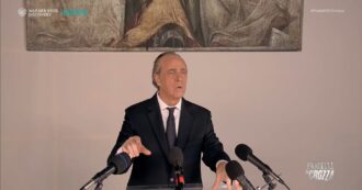 Copertina di Crozza-Zaia è uno spasso: “Sono su di giri, è il mio ultimo intervento. Da lunedì non sarò più Doge”