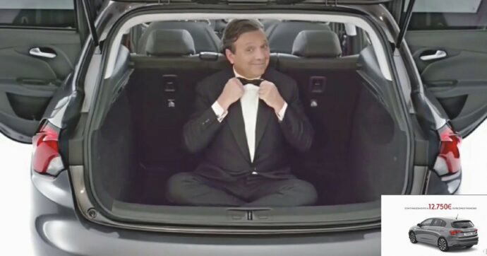 Chiambretti e lo spottone Fiat su Canale 5  per la nuova 500