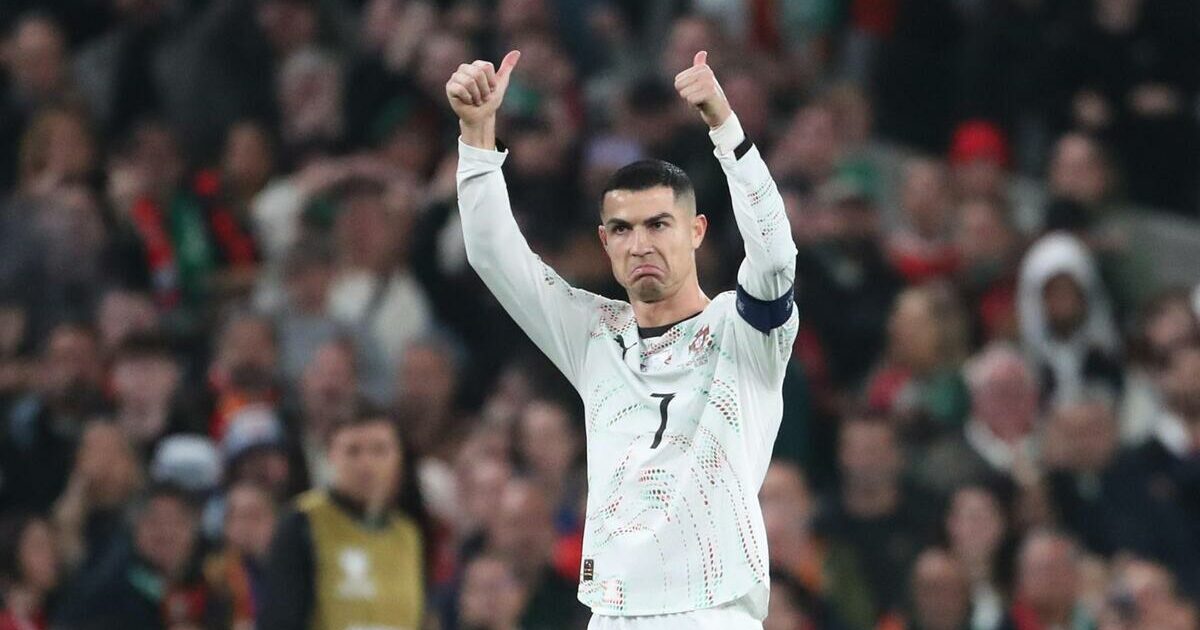 l8217ultimo record di cristiano ronaldo a picco nei consensi dopo l8217espulsione di dublino e l8217incontro con trump e bin salman