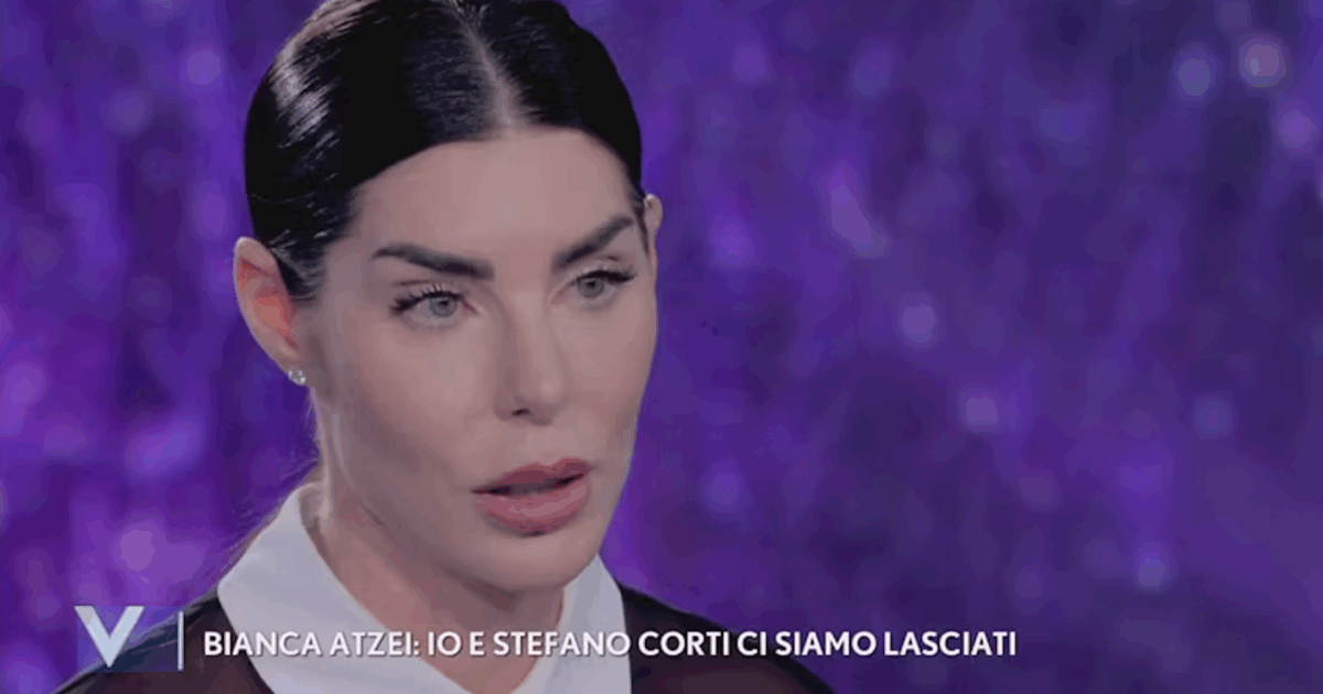 “Io e Stefano Corti ci siamo lasciati. Siamo stati vittime di minacce, avevo paura a mandare nostro figlio a scuola”: lo sfogo di Bianca Atzei a Verissimo