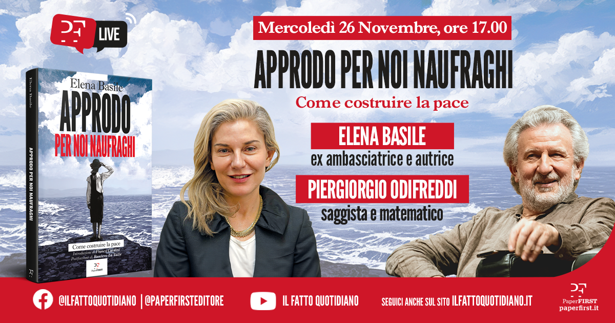 approdo per noi naufraghi come costruire la pace un dialogo tra elena basile e piergiorgio odifreddi