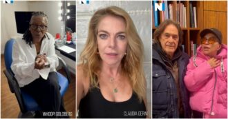 Copertina di Dai Ricchi e Poveri a Nino Frassica e Woopie Goldberg, artisti uniti contro la violenza sulle donne: “Non chiamatelo troppo amore”