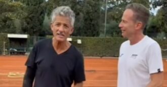 Copertina di Il video profetico di Fiorello e Volandri girato prima della Coppa Davis: “È successo di nuovo”