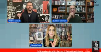 Copertina di Scanzi racconta De André: “Cantautori di oggi poco impegnati? Ecco perché Faber resterebbe molto ferito”