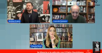 Copertina di Scanzi e il retroscena sulla “lite” tra De André e De Gregori: “Erano in Canada, Faber girava con un pene finto al posto del naso…”